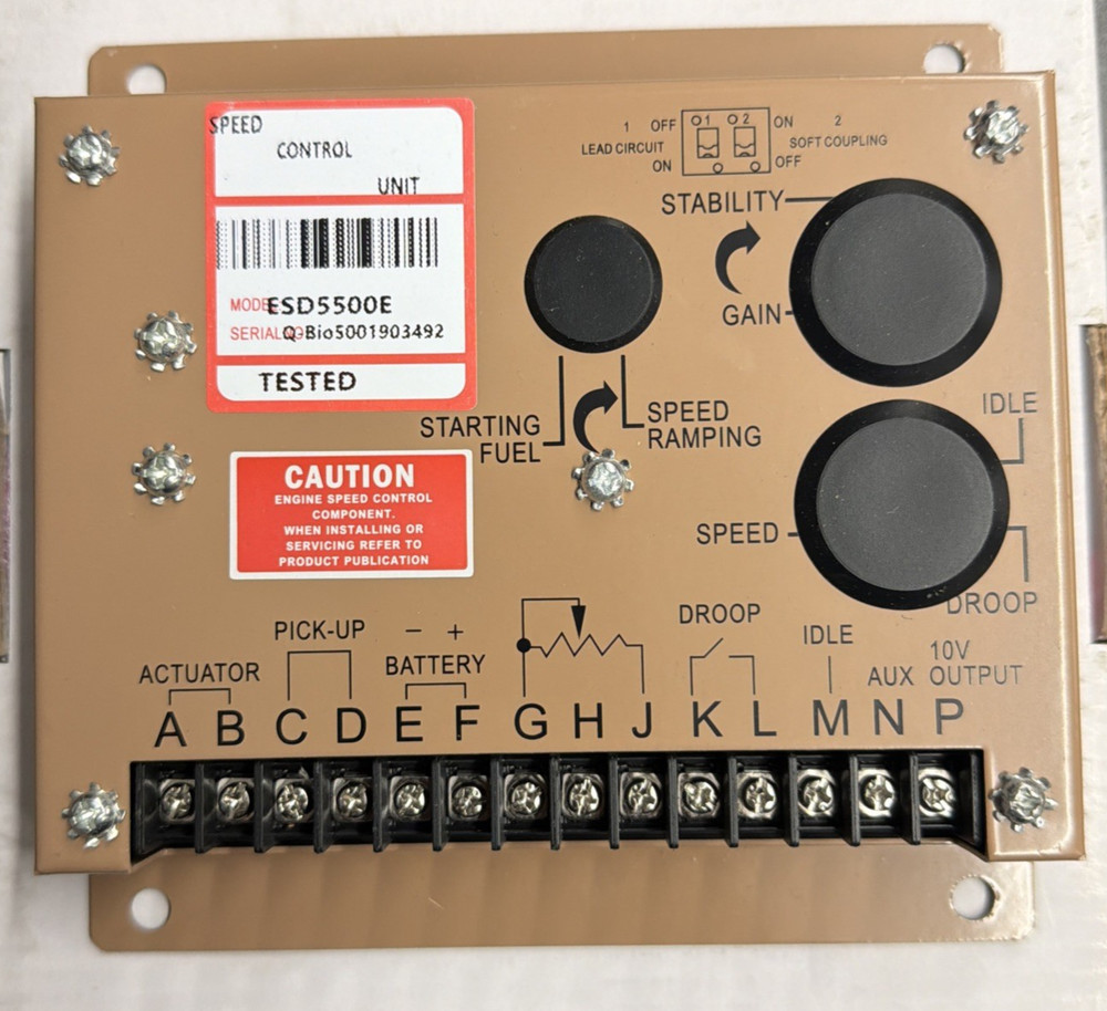 ESD5500E Electronic Engine Speed Controller Governor For Generator Genset