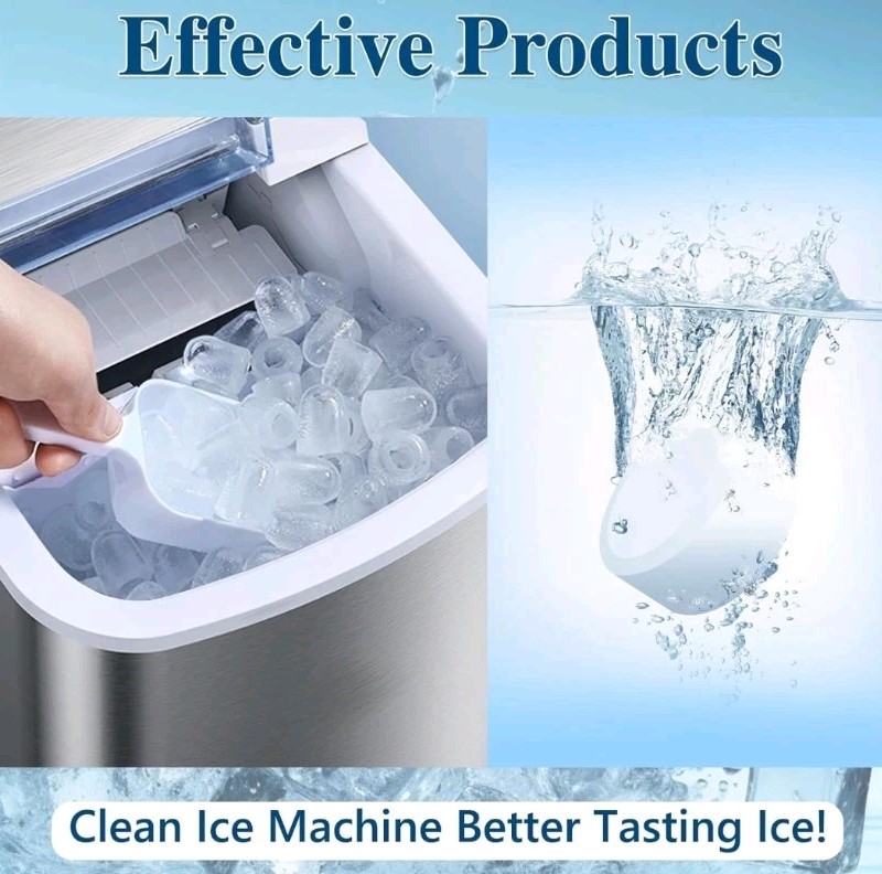 Ice Machine Cleaner Descaler Tablets-36Pack Ice Maker Cleaner Compatible with...