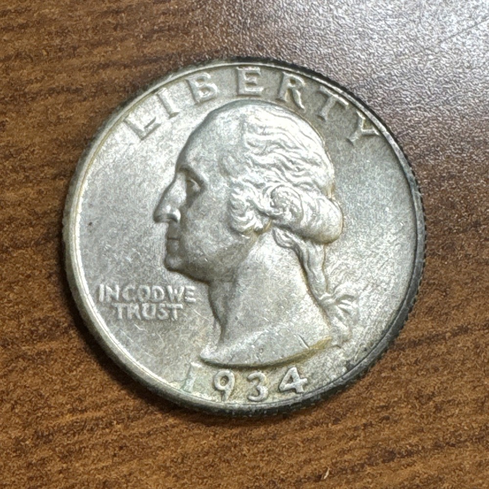 1934 Washington Silver Quarter Choice Uncirculated
