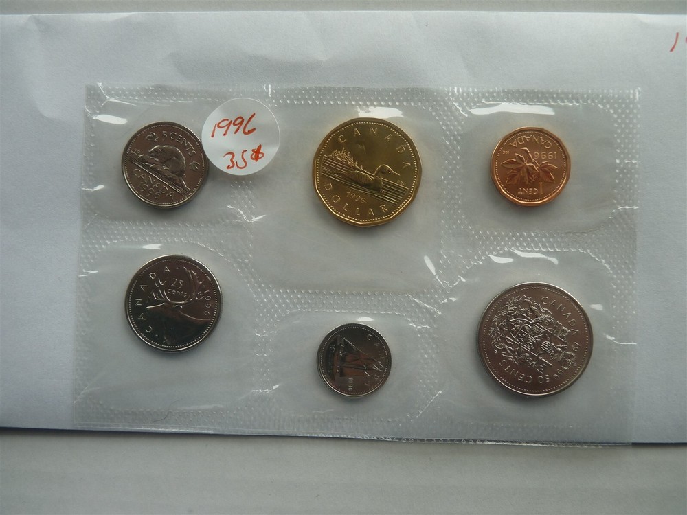 ORIGINAL 1996 CANADA SCEALE PL SET  ROYAL CANADA MINT