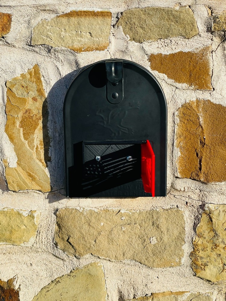 Tattered Flag Mailbox Red Flag Solution Universal Front Mount Mail Replacement
