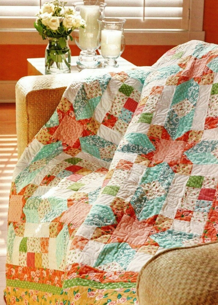 In The Summertime Quilt Pattern Pieced EB
