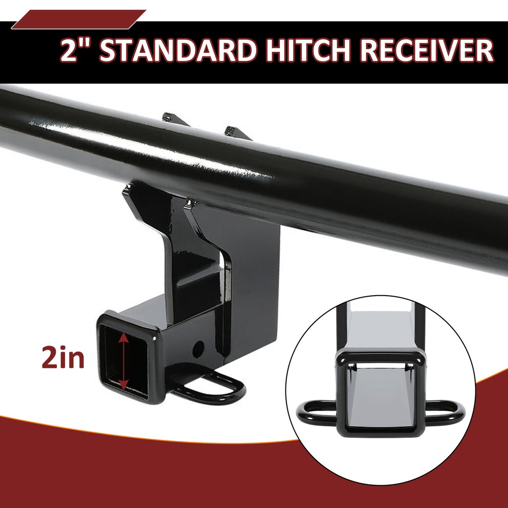 Class-3 Trailer Hitch Receiver Rear Bumper Tow Kit 2" for BMW X5 07-18 X6 14-19