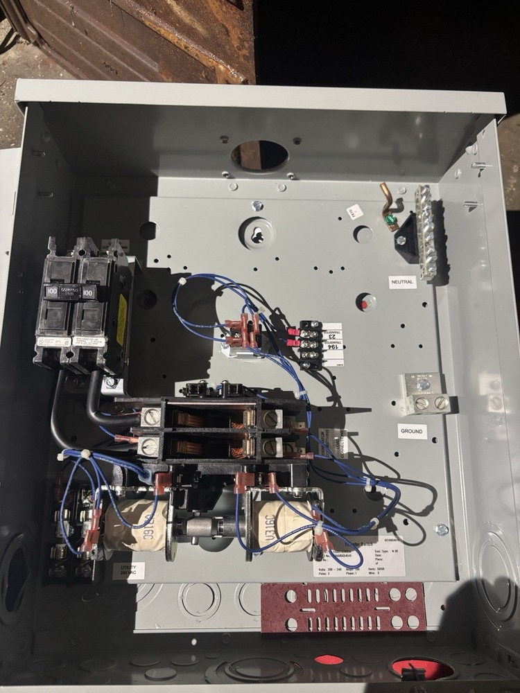 Eaton Automatic Transfer Switch 100 Amp 2 Pole Type N3R