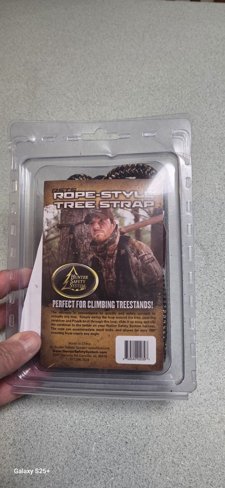 Hunter Safety System Quick Connect Tree Strap - Tree Hunting Safety NEW open box
