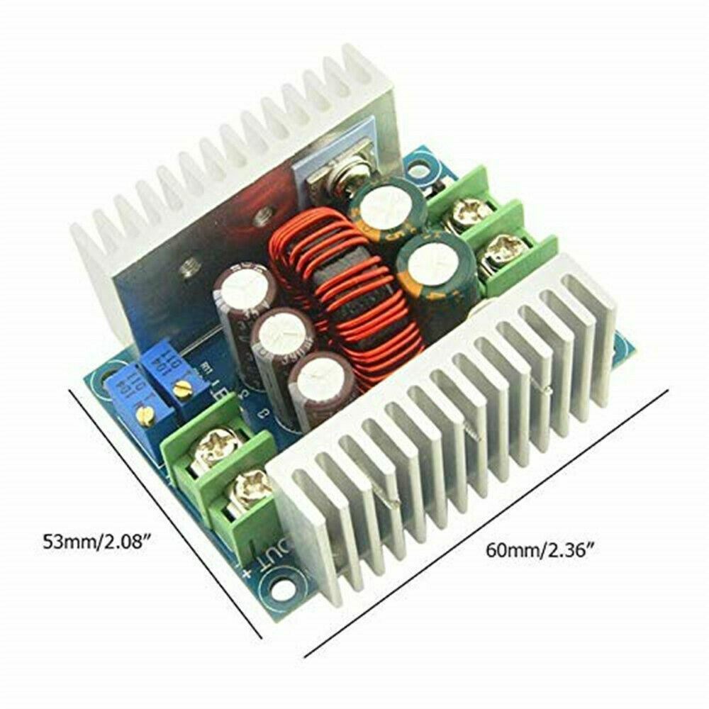 DC-DC Converter 20A300W Step Down Buck-Boost Power Adjustable Charger Board Tool