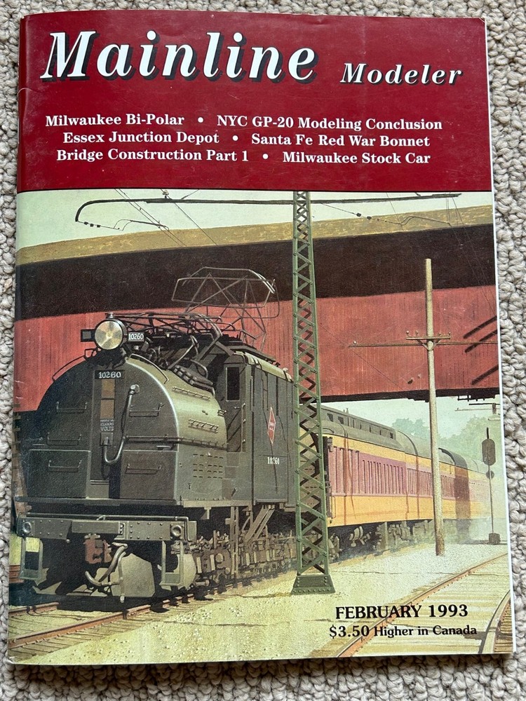 1993 Mainline Modeler Magazines