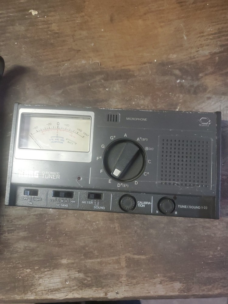 KORG #WT-12 CHROMATIC TUNER - W/CASE (JAPAN)