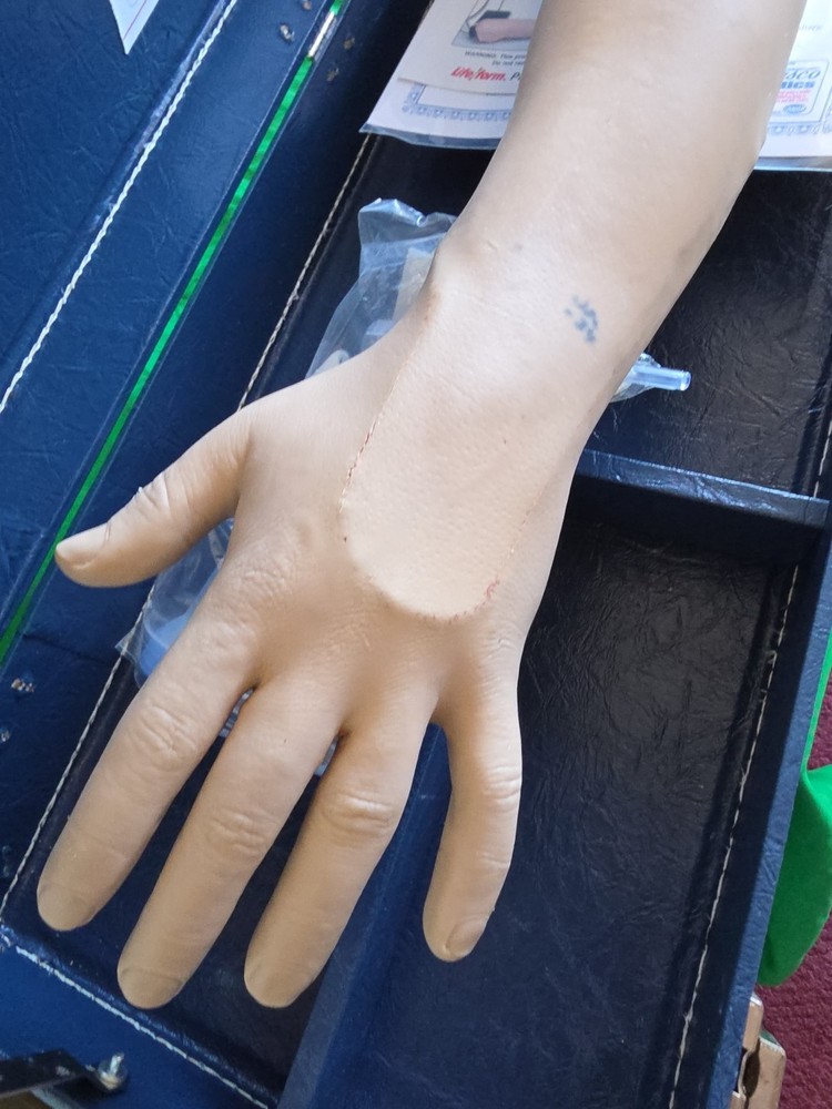 Nasco Life Form LF698 Phlebotomy IV Injection Training Arm