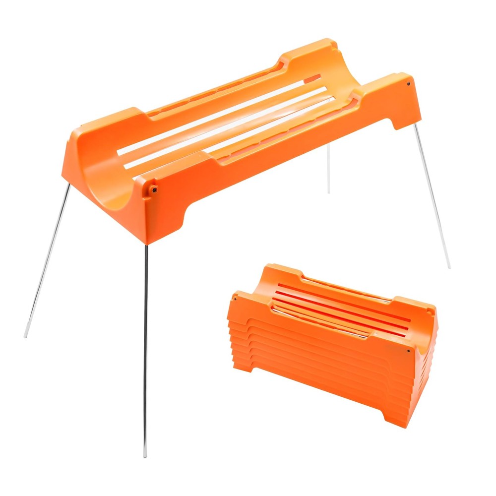 RV Sewer Hose Support, Support Kit,Foldable Metal 20 FT, Orange