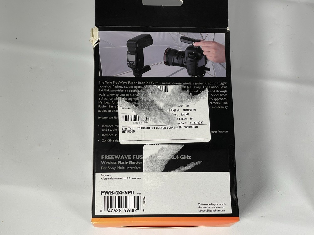 Vello Freewave Fusion Basic 2.4 GHz Tranmitter & Receiver