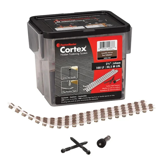 FastenMaster Cortex Hidden Fastening System for Trex Enhance 2-1/2” - Saddle