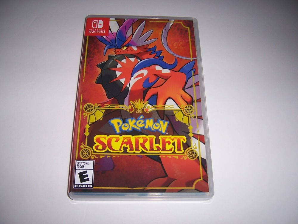Authentic Replacement Case ONLY - Pokemon Scarlet -  Nintendo Switch Box
