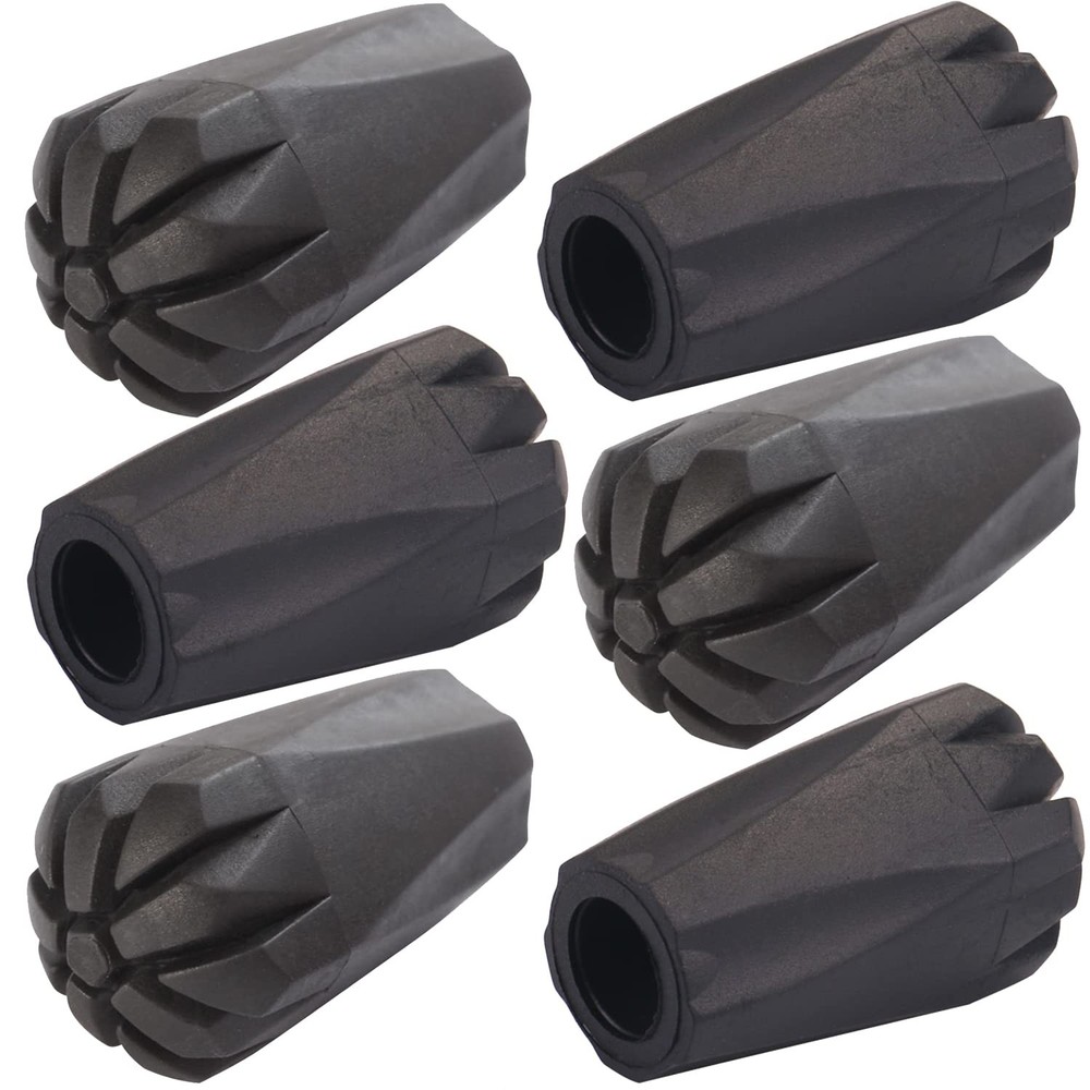 Diooid Hiking Pole Tips Extra Thick and Wear Resisting Average code, Black