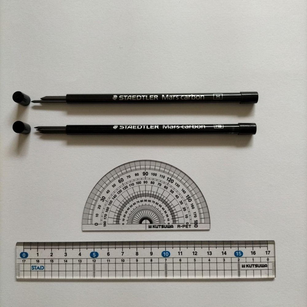 5 additional UCHIDA and 17 other drafting tools set #862fcf