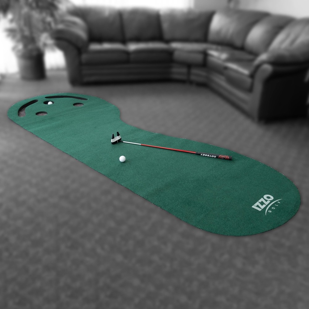 Golf 3' x 9' Three-Hole Putting Mat - Indoor Putting Training Aid