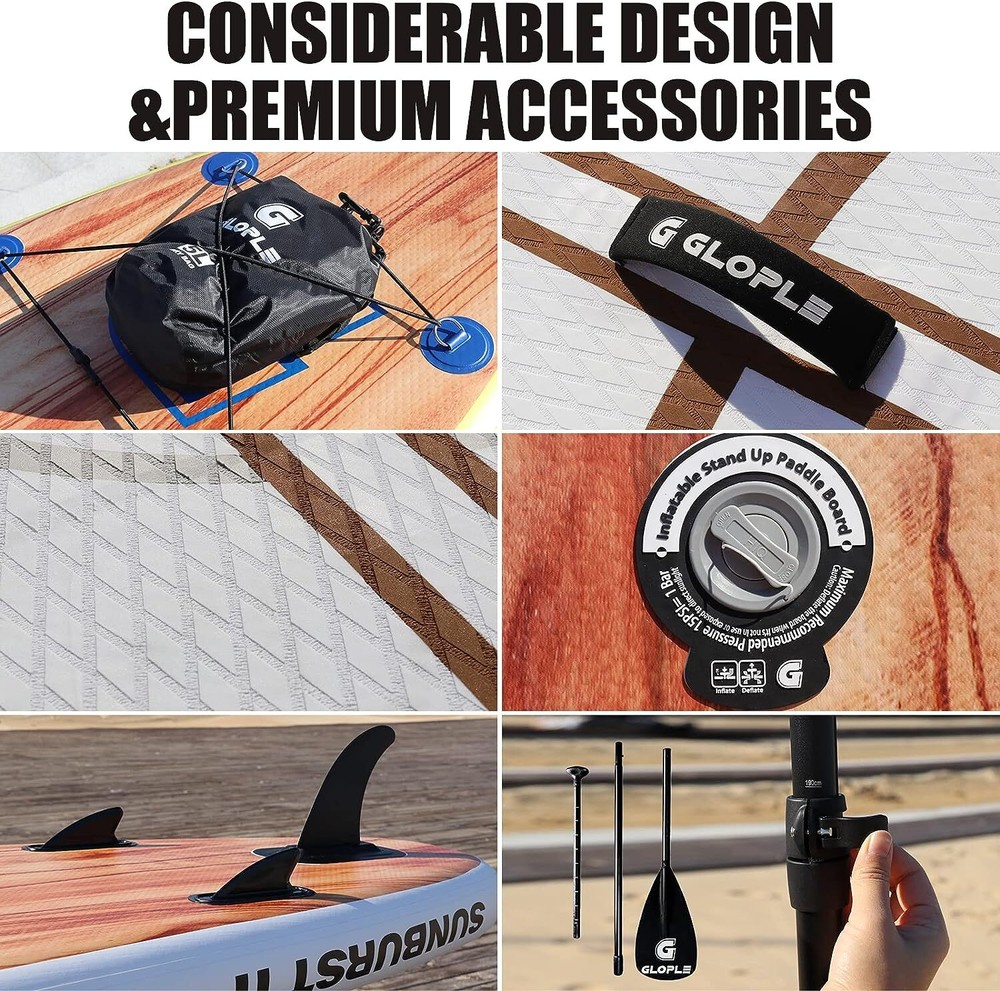 Inflatable Stand up Paddle Board 10'6''/11 Premium SUP W Accessories & Backpack