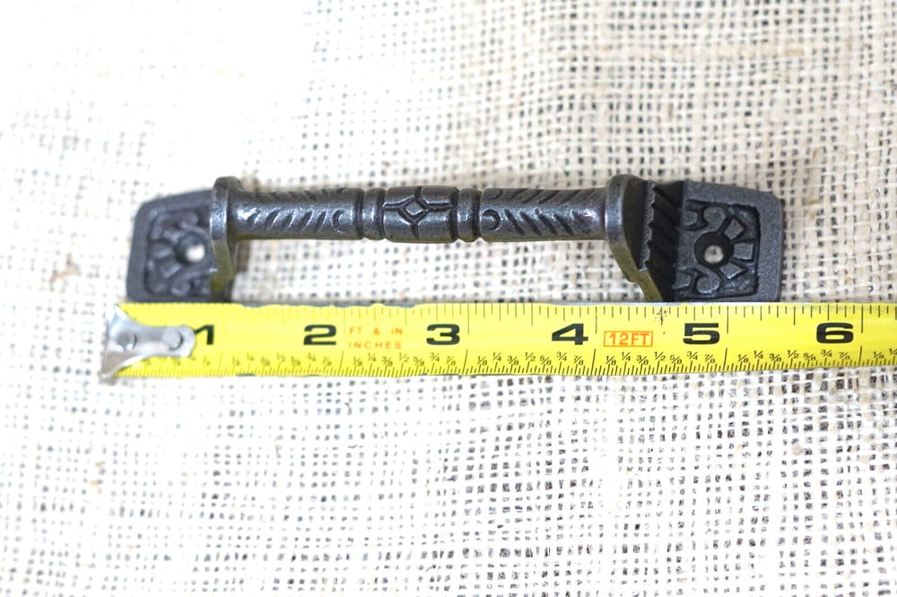 20 Cast Iron Handles Gate Pull Shed Door Handles Fancy Drawer Pulls Barn Iron