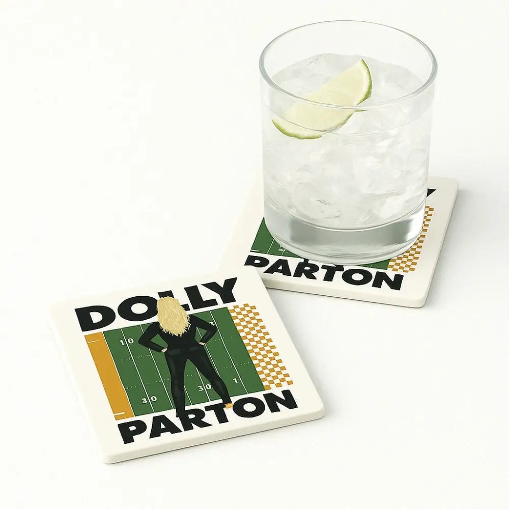 Handmade Coaster - Dolly: Taking Over the Field