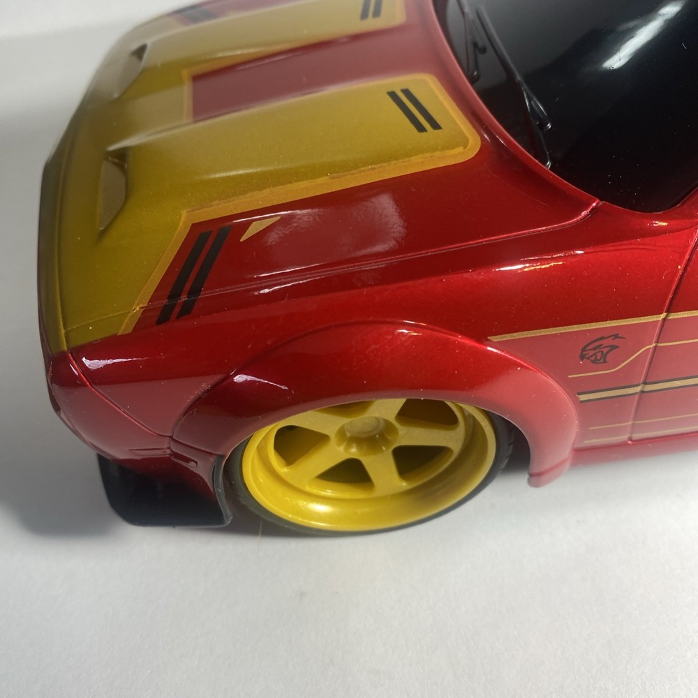 Jada Marvel Iron Man 2019 Dodge Challenger SRT RC Remote Control Car Works!
