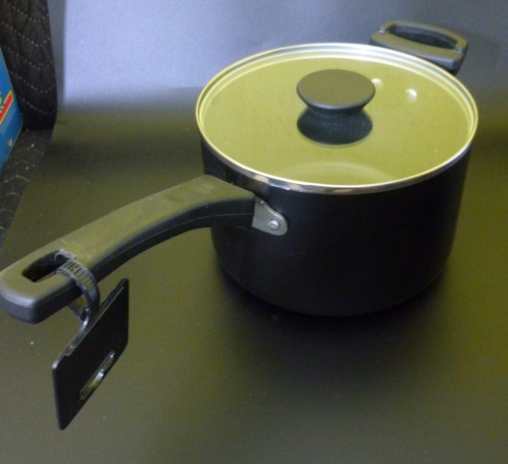 Farberware Neat Nest 4pc Nesting & Stacking Aluminum Nonstick Saucepan