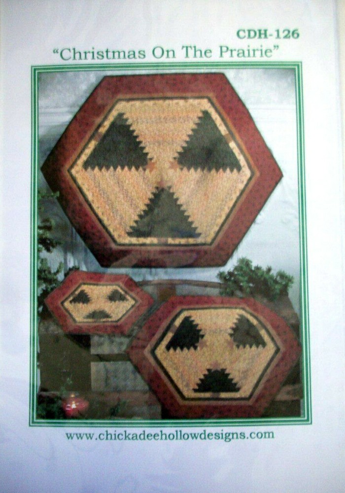 Christmas on the Prairie table covers  quilt pattern