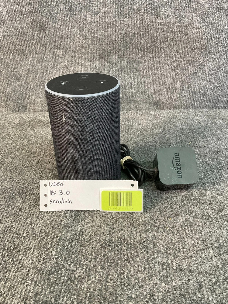 Amazon Echo 2nd Generation Smart Speaker Wi-Fi & Bluetooth Wireless Connectiv