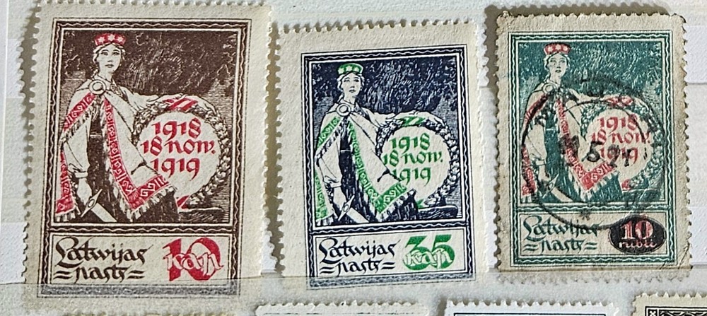 Vintage to Modern Latvia Stamps