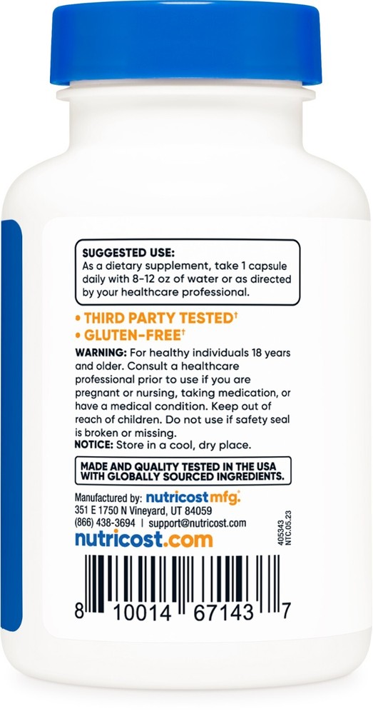 Nutricost Grapefruit Seed Extract 2,000mg, 60 Vegetarian Capsules