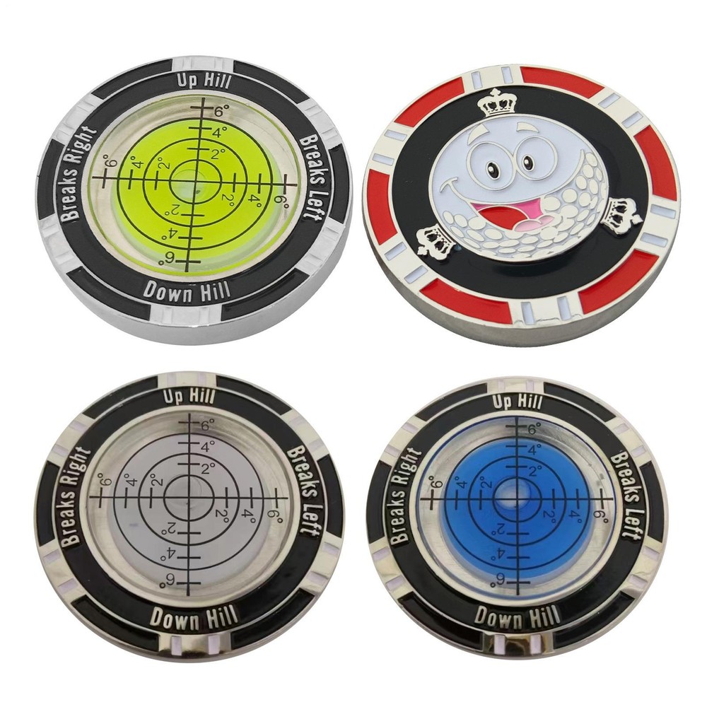 Golf Green Reader Compact Double Sided Round Golf Slope Putting Level