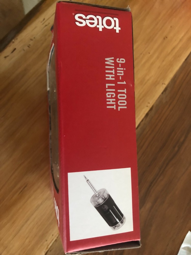 TOTES - 9 in 1 tool with light - NIB - GREAT GIFT