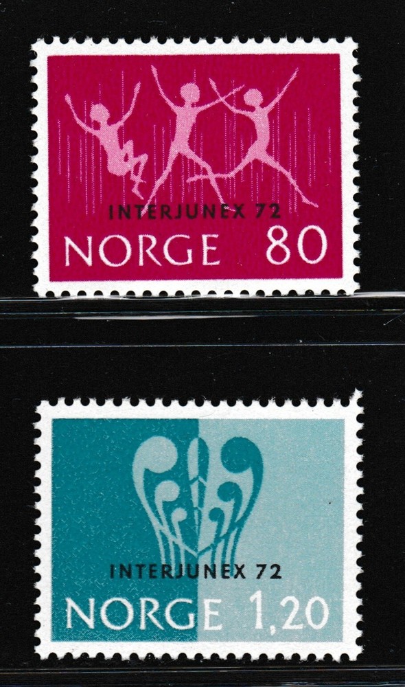 Norway 1972 Intervjunex 72 Overprint MNH OG aXF
