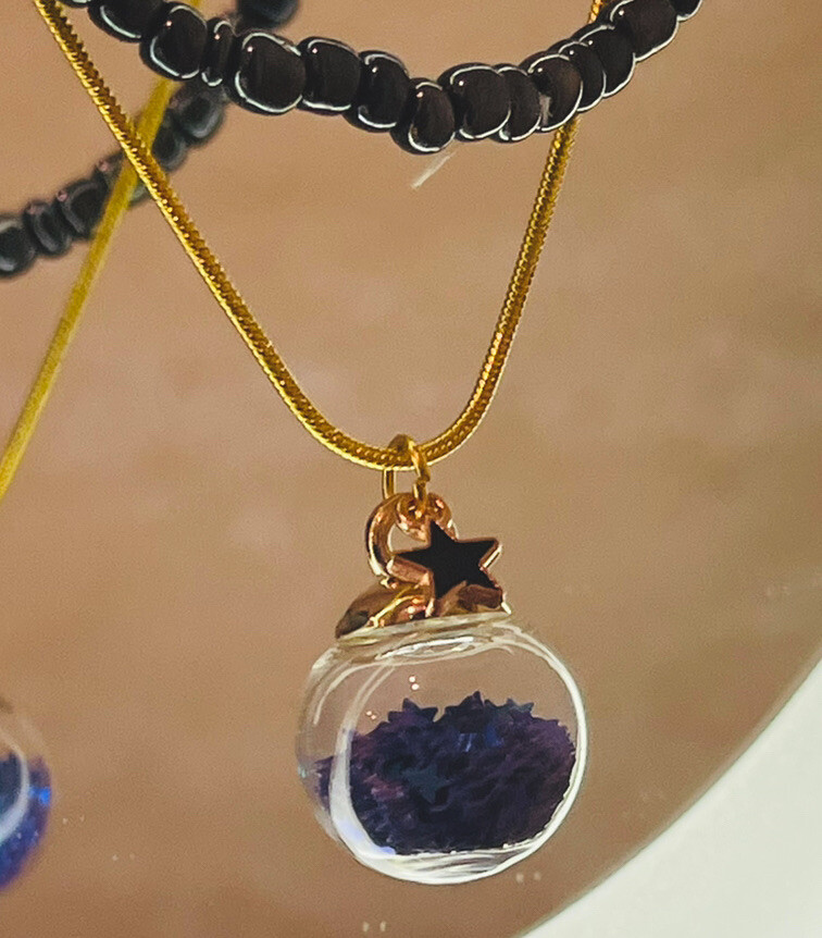 Customised Layered Necklace, Christmas Ornament