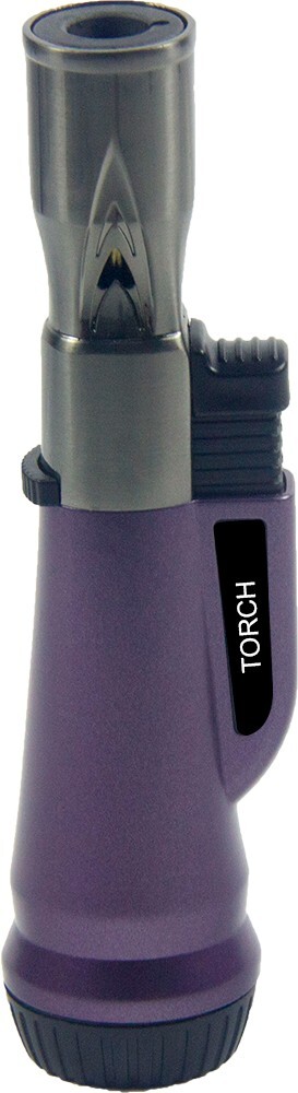 Jet Torch Flame Refillable Butane Lighter Adjustable Cigar Lighter Pink Color