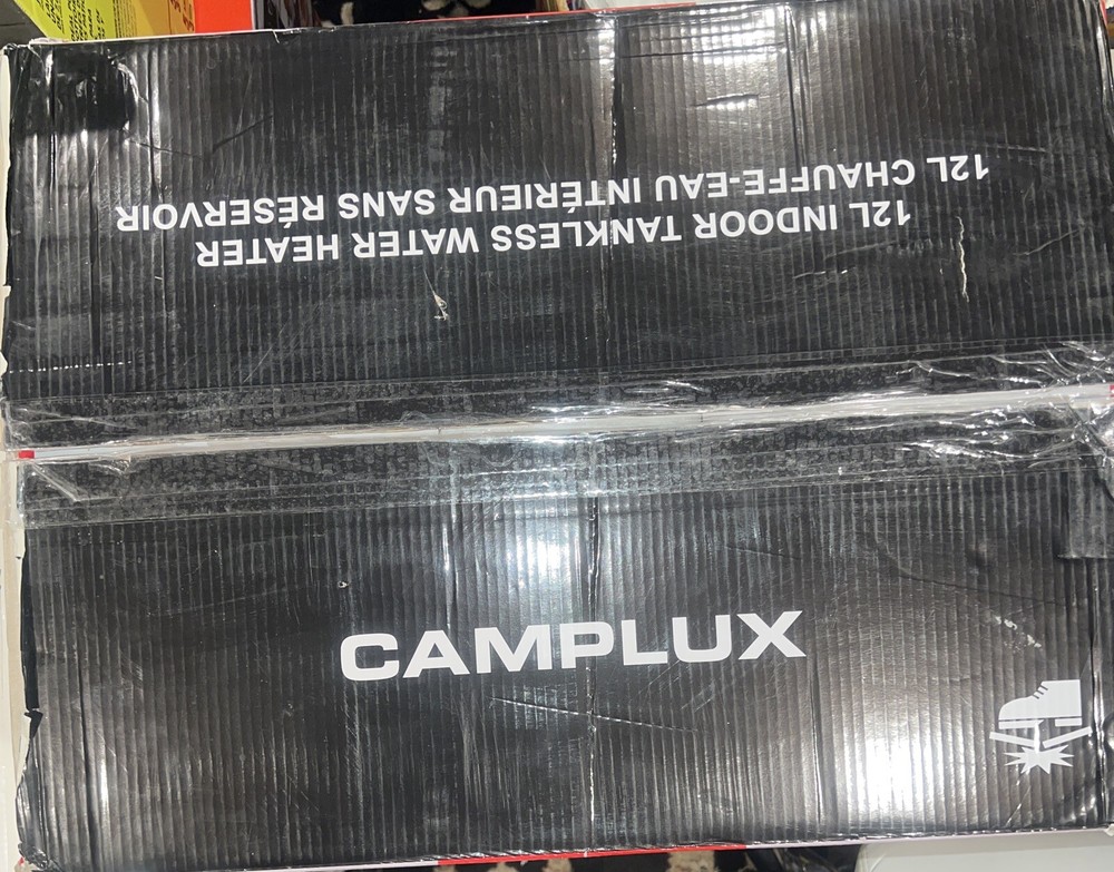 CAMPLUX CA318 Tankless Instant Hot Water Heater Natural GAS USED READ INF
