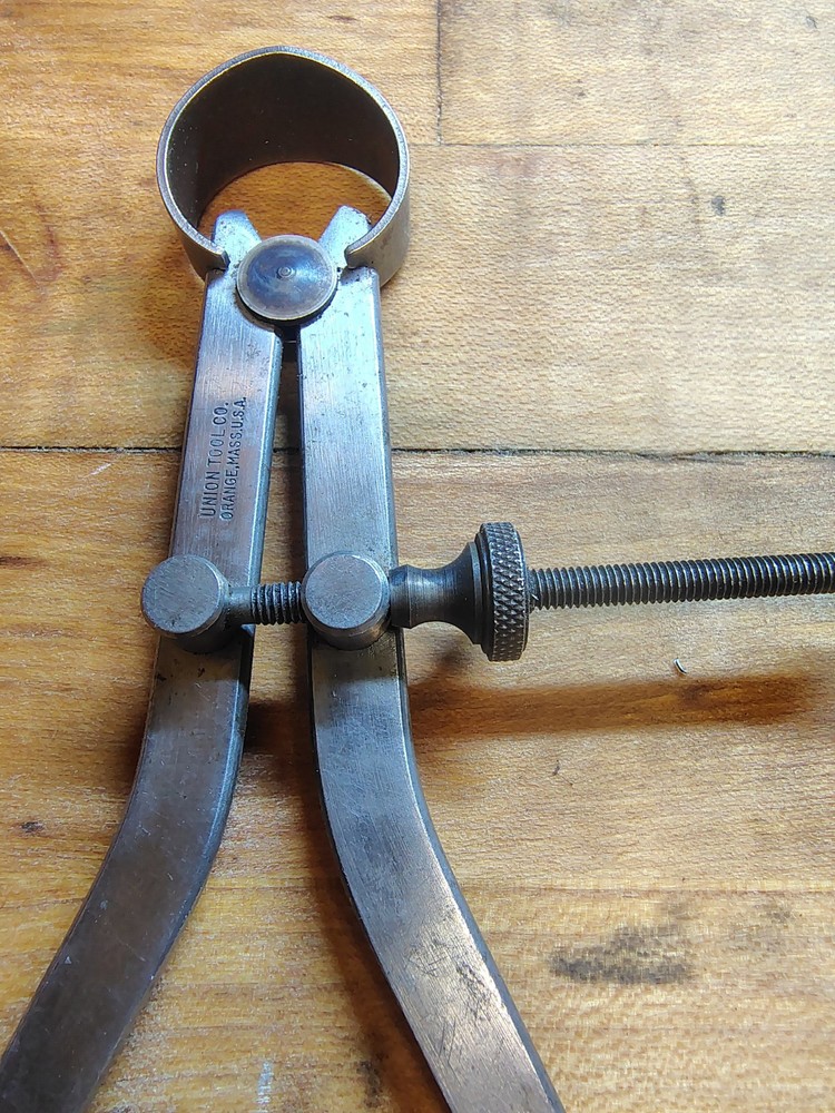 🗽 VINTAGE UNION TOOL 6" OD CALIPER