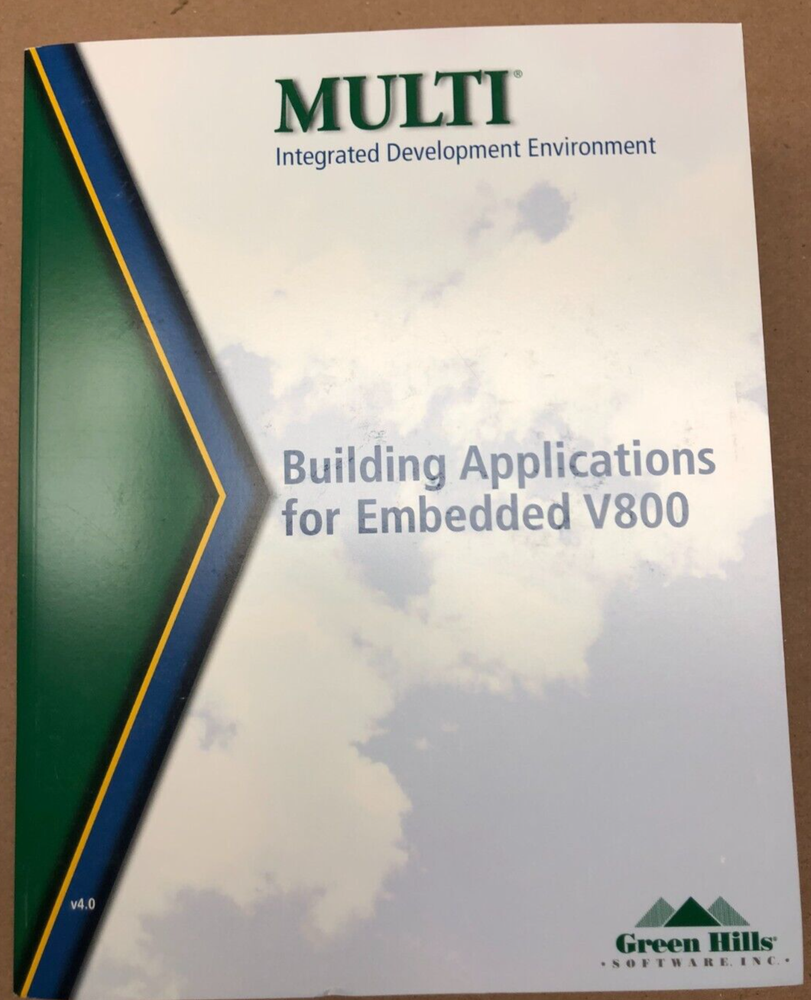 MULTI INTEGRATED DEVELOPMENT ENVIRONMENT V800 GREEN HILLS / (BRAND NEW)