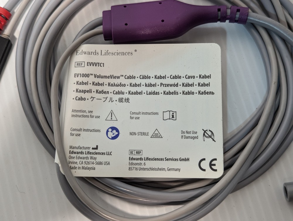 Edwards Lifesciences EVVVTC1 Volume View Cable