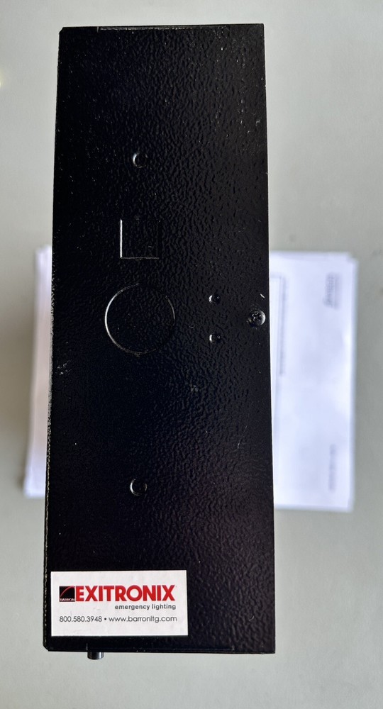 Exitronix Steel Direct View LED Exit Sign Single Face Green G502E-WB-BL-C10-G1