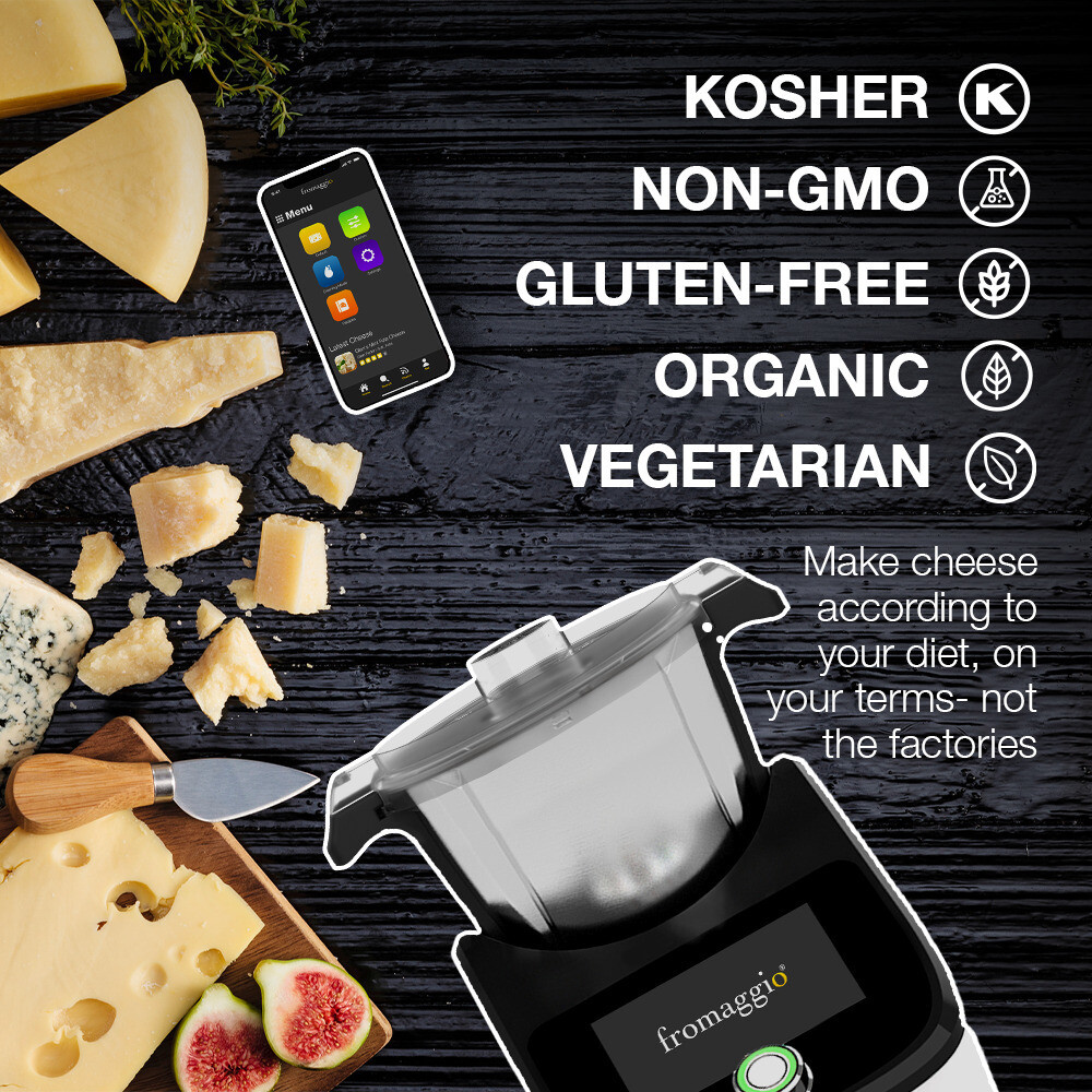 Fromaggio Smart Home Cheese Maker with Easy To Use Controls Copper
