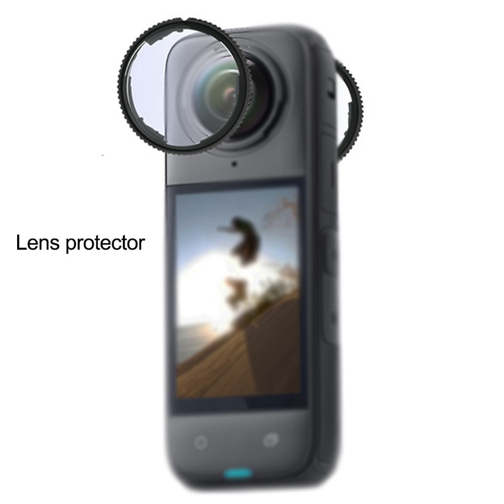 For Insta360 X5 Lens Protection 2pcs PC Protector for Complete Coverage