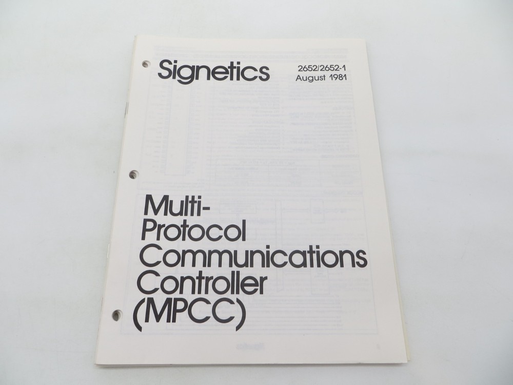 Signetics lot of 10 Application Notes Tech Data Sheets 1981 vintage technology
