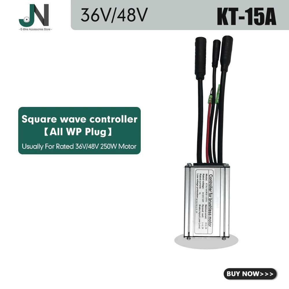 36V 48V 15A Controller Waterproof Conversion Kit with Display Throttle PAS 1T4