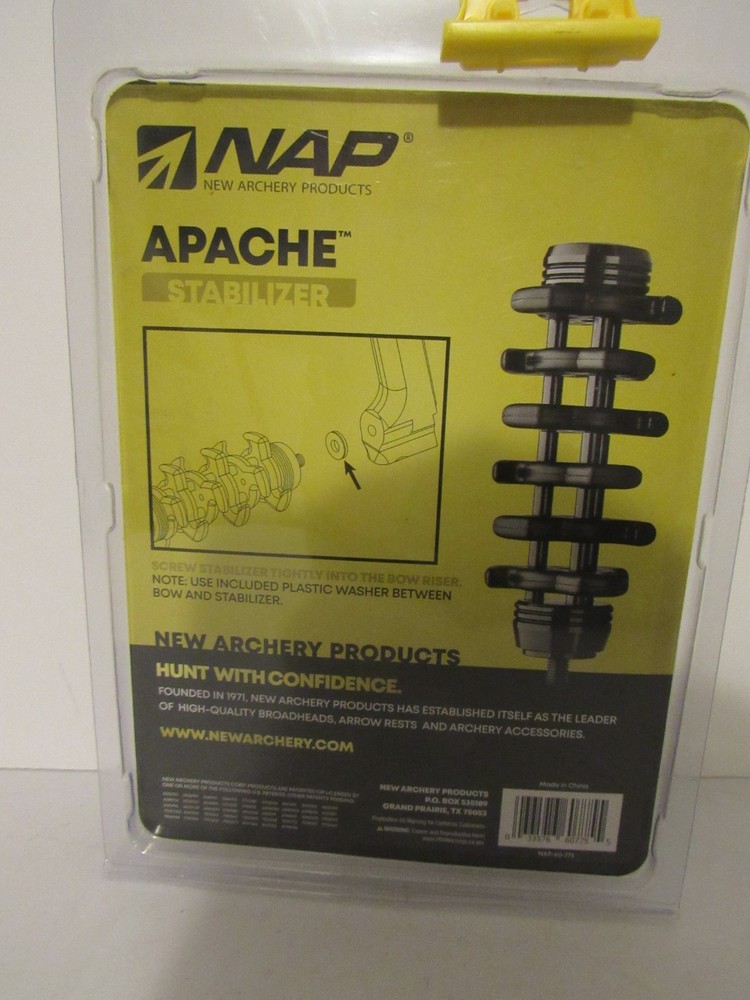 NAP Apache 5" Inch Black Stabilizer 60-775