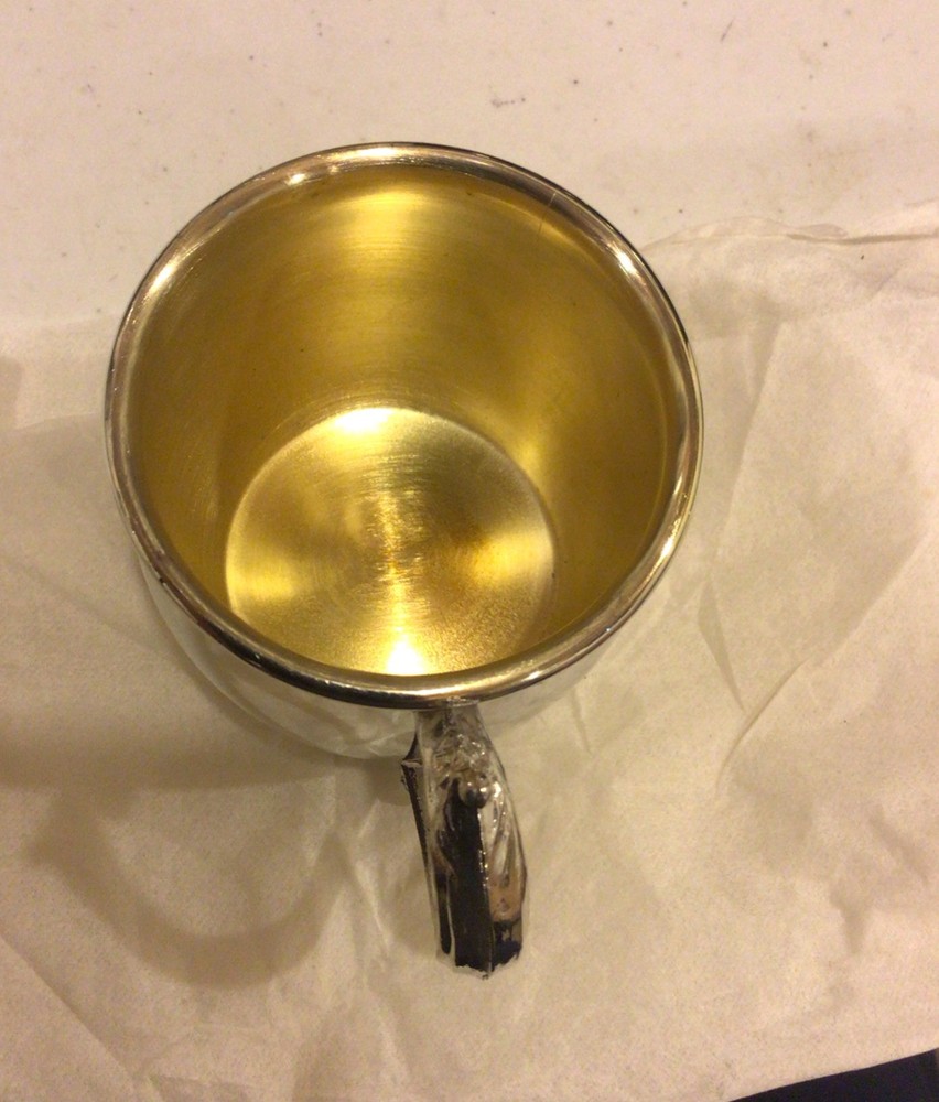 F B Roger’s Silver Plated Keepsake Cup , New In Original Package.