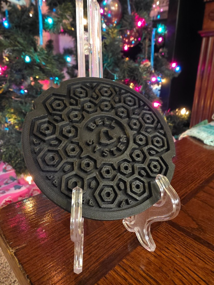 Bell System Telecom Manhole - 3pk Coaster Set