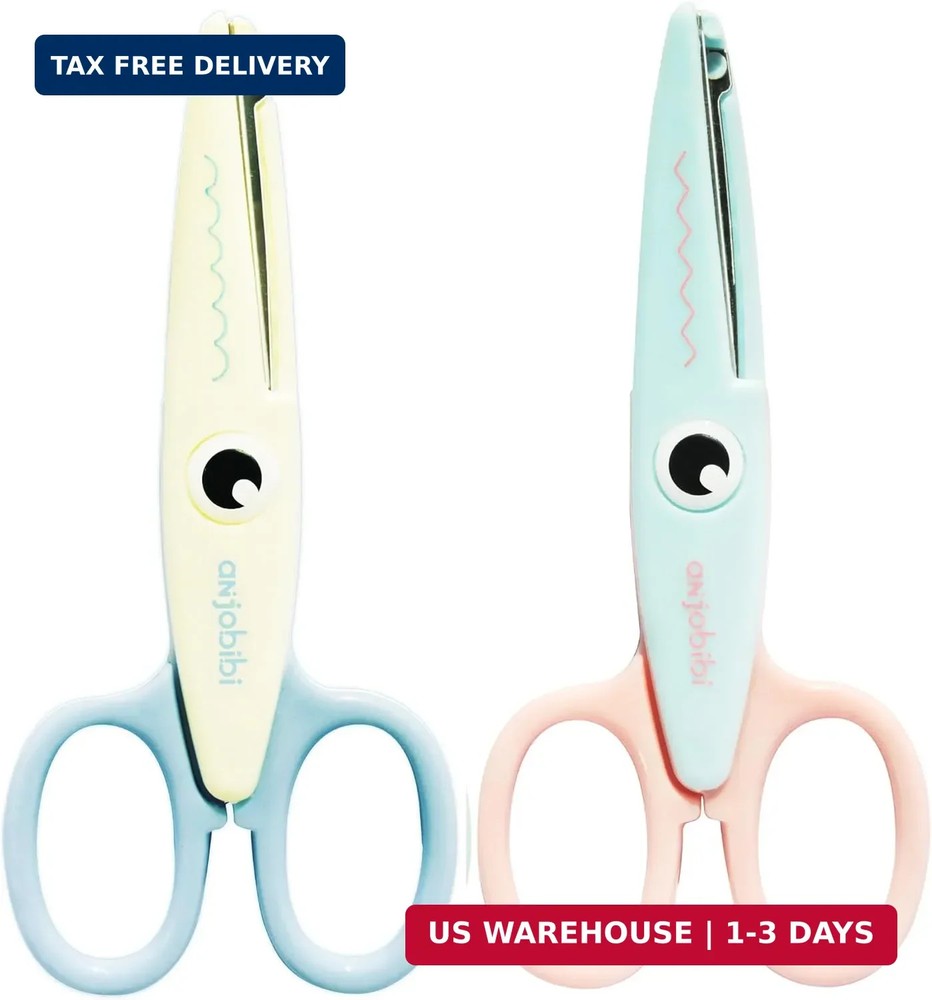 Scissors for Crafting (2-Pack)-Decorative Pattern Edge Craft Scissors,Suitable f