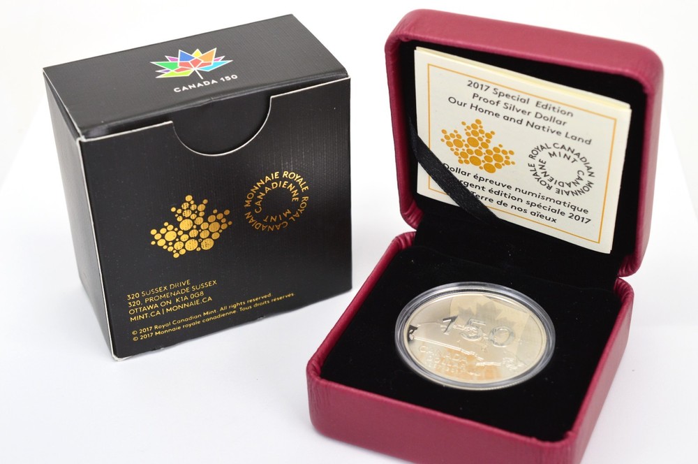 2017 Canadian Special Edition Proof Silver Dollar w COA