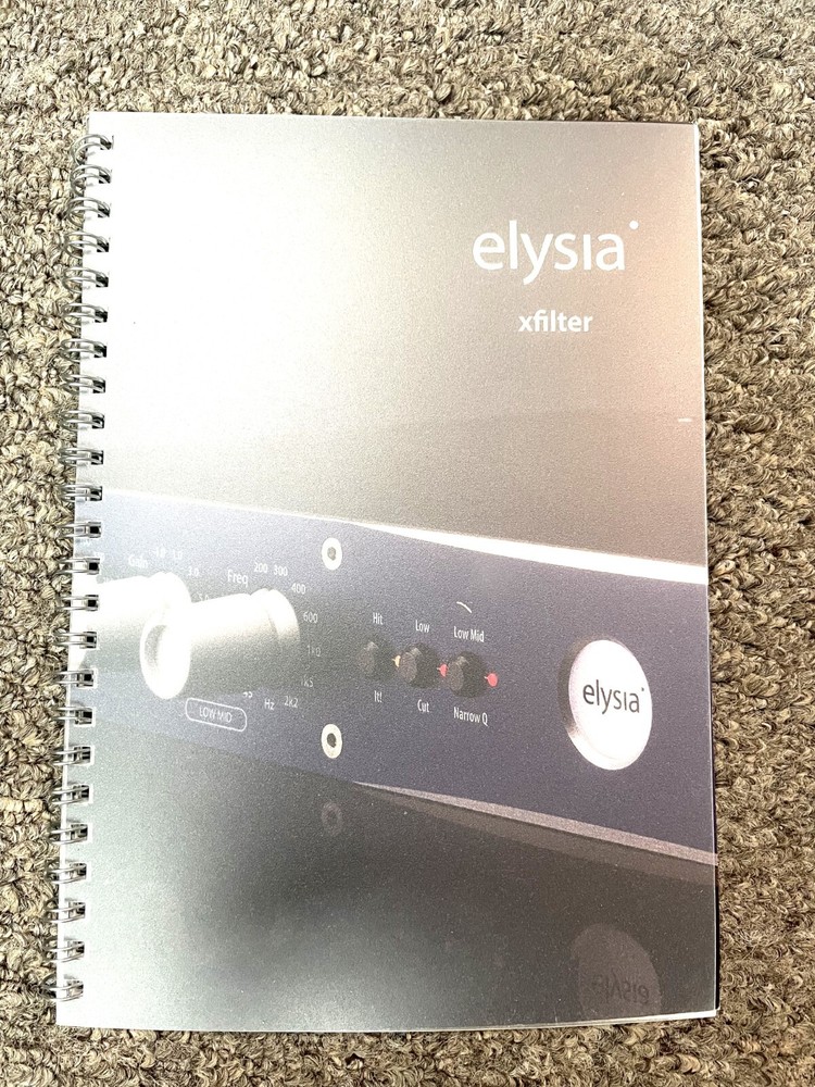 Elysia XFilter User's Manual