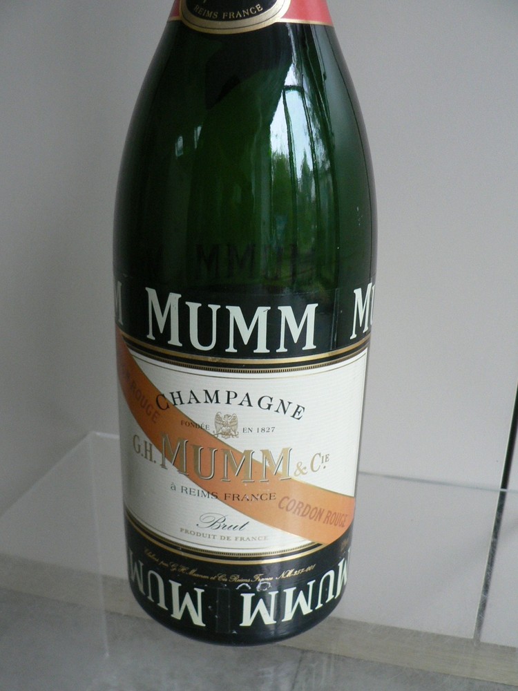 Mumm Champagne Bottle Empty Jeroboam Large